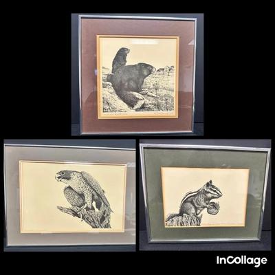 3 Dick Bernard Signed And Number Limited Edition Framed Prints