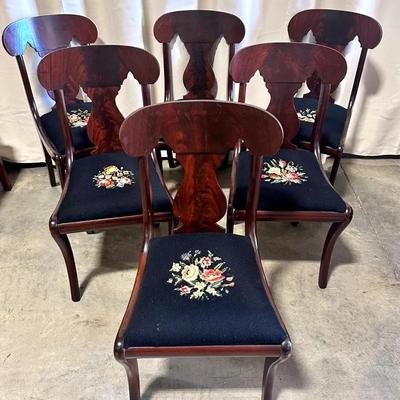 6 Biggs Of Richmond Empire Style Dining Chairs