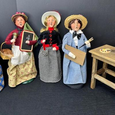 Byer’s Choice Carolers Dolls  School Teacher, Artist, Valentines &more