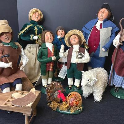 Byers’ Choice Dolls-Colonial Williamsburg, Cobbler, Town Crier, Sheep Herder