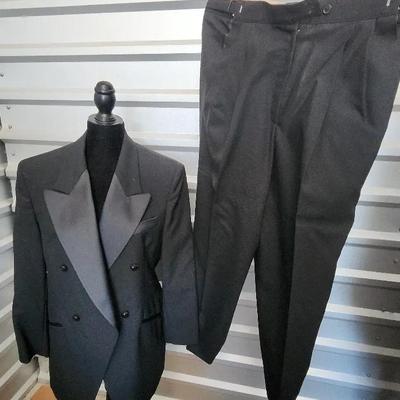 Women's Black Formal Pant Suit, Jacket Is Options By Lord West, Size 12 Pants