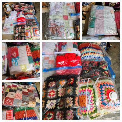 Sale Photo Thumbnail #8: Vintage Handmade Quilts