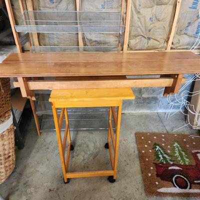 Sale Photo Thumbnail #95: 2 Quilt Wall Hanging Shelves 