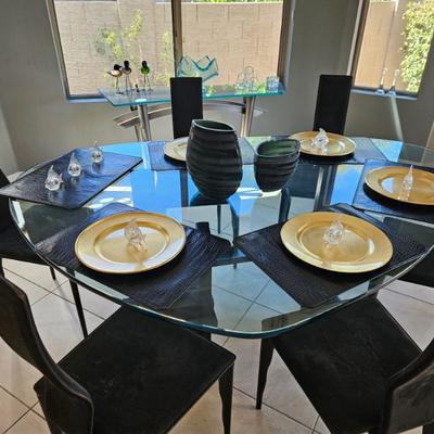 Outstanding  Glass Dining Room Set!