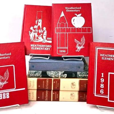 School Books from Dictionaries to Year Books