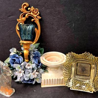 "J.H Millstein" Candy Container, Wall Sconce, and More