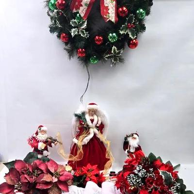 Christmas Wreath, Angel Tree Topper, and So Much More