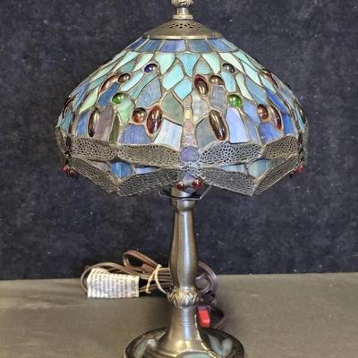 Tiffany Style Dragonfly Table Lamp