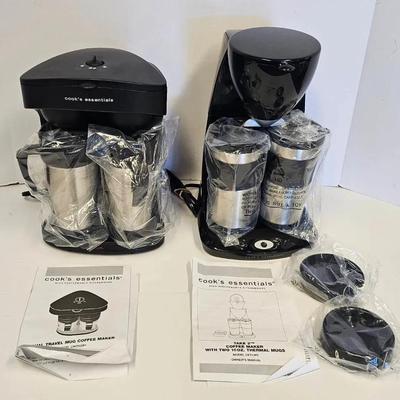 Cook's Essentials Dual Travel Coffee Makers (2)