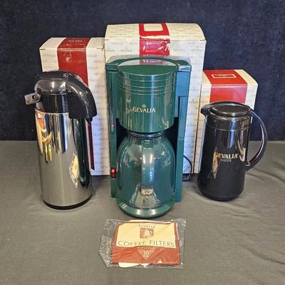 Gevalia Carafe Coffee Maker (1), Airpot Vacuum Bottle (1) & Thermal Server (1)