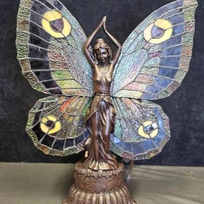 Tiffany Style 'Dancing Fairy' Table Lamp #920C