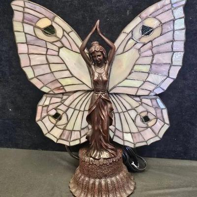 Tiffany Style 'Dancing Fairy' Table Lamp #934E