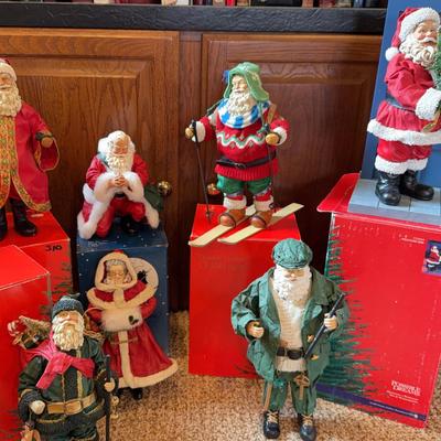 Collectible Santas 3 Clothtique