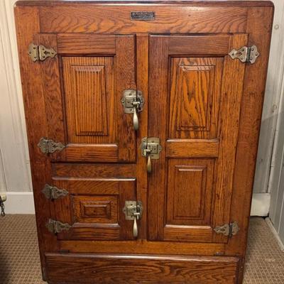 McKee Seamless Antique Refrigerator