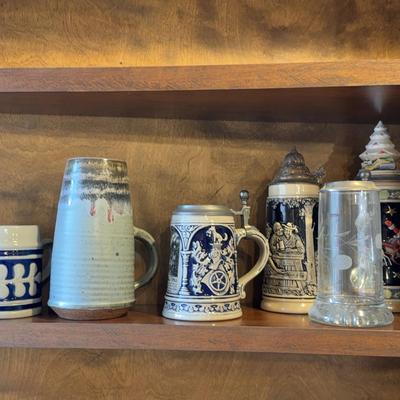8 Beer Steins