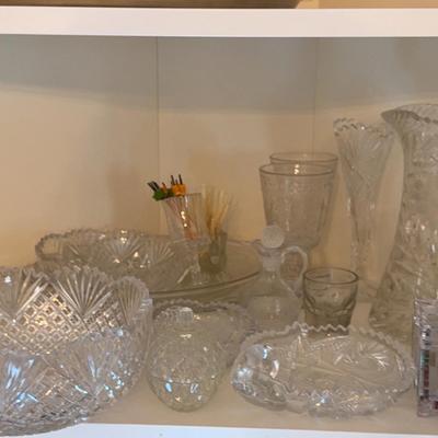 Antique Cut Glass & Glass Items