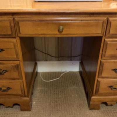 National Association Furniture Manufacturers Wooden Desk