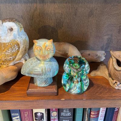 4 Owl Collectible Pieces