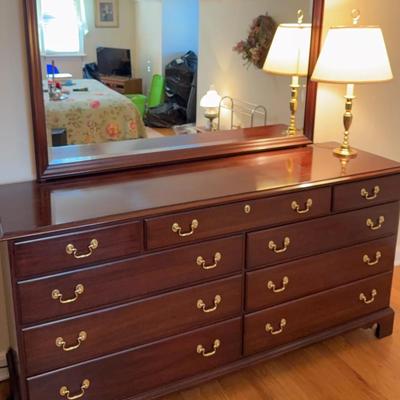 Knob Creek Dresser With Mirror