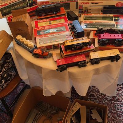 Large Lot Of Lionel Trains