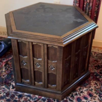 Hexagon Wooden Table