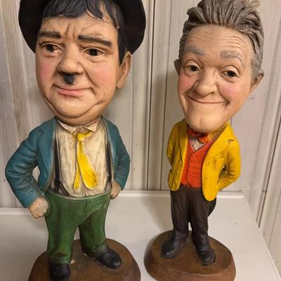 1971 Esco Prod Laurel & Hardy Chalk Figures