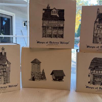 4 Department 56 Shops Of Dickens Village