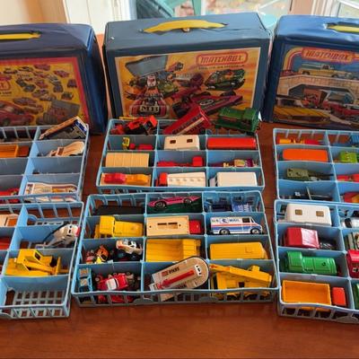 3 Cases Of Matchbox Cars