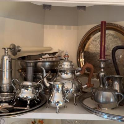 Pewter, Metal & Silverplate