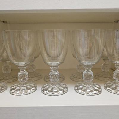 Lot #235 - Fostoria American Lady Crystal Water Goblets