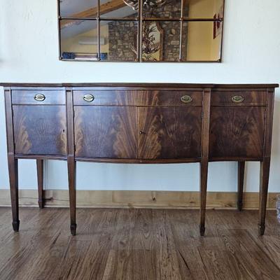 Lot #106 - Antique Hepplewhite Style Sideboard