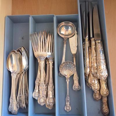 Lot #181 - Sterling Silver Flatware Set