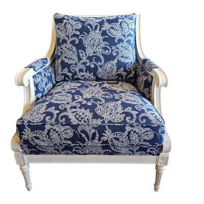 Lot #78 - Ballard Design Olivia Chair, Recreation of an 18th Century Louis Bergere