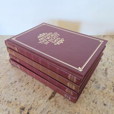 Lot #59 - Classic Literature Children's Books: Huckleberry Finn, Alice in Wonderland, Heidi, Around the World in Eighty Days