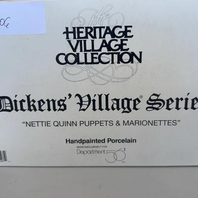 Dickens Village Nettie Quinn Puppets & Marionettes