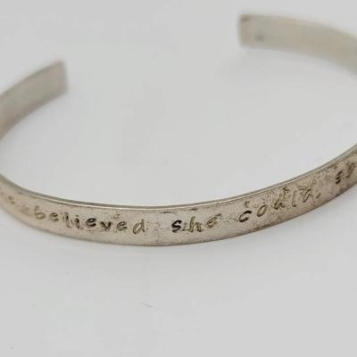 925 Sterling Bracelet She Thought She Could So She Did 