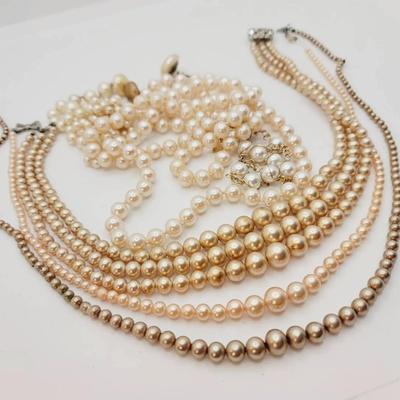 Faux Pearl Harvest Repair Lot Some Just Need Clasp