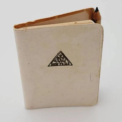 Unused Tiny Purse Or Pocket Notebook And Pencil