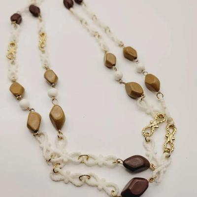 Rope Theme Necklace Nautical Or Cowboy Themed