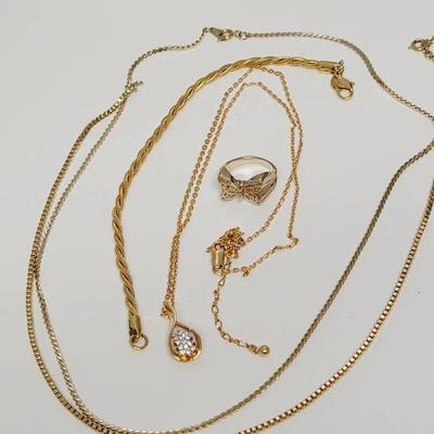 Avon Trifari And More Gold Tone Jewelry Lot