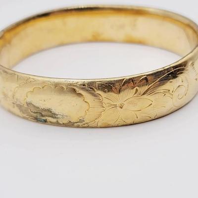 14k Gold Filled Bangle Bracelet