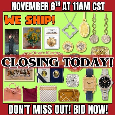 For more information and to place your bids, kindly visit us at https://garnetgazelle.hibid.com/ BID NOW!