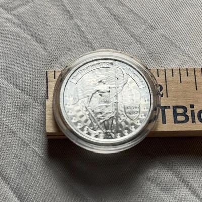 1 Troy Ounce .999 Fine Silver Coin - Stunning Liberty Design