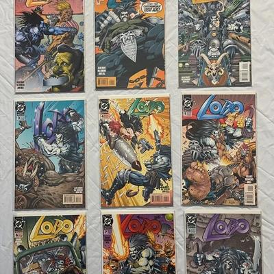 Main Man Mayhem! 9-Issue Lobo Comic Book Lot - DC Comics Anti-Hero