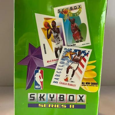 Skybox Series II 1991-92 NBA Basketball Cards - Factory Sealed Wax Box  36 packs