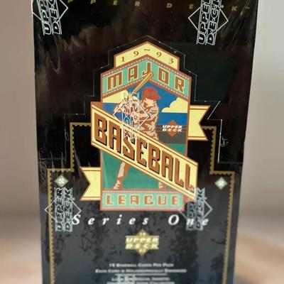 Factory Sealed 1993 Upper Deck Series One Wax Box -36 packs