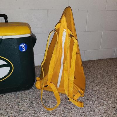 Cooler backpack cheese wedge