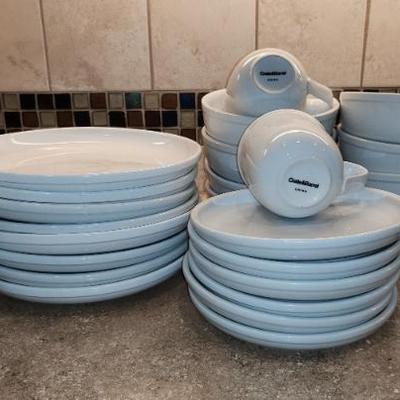 Crate and barrel classic white everyday china