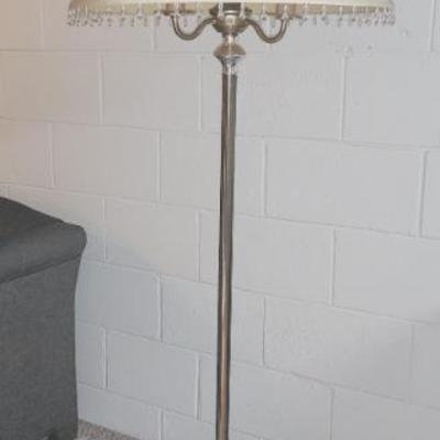 Brass floor lamp