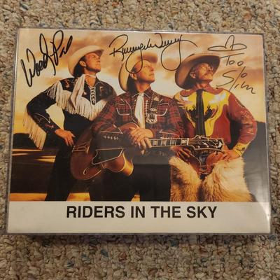 Autographed riders in the sky